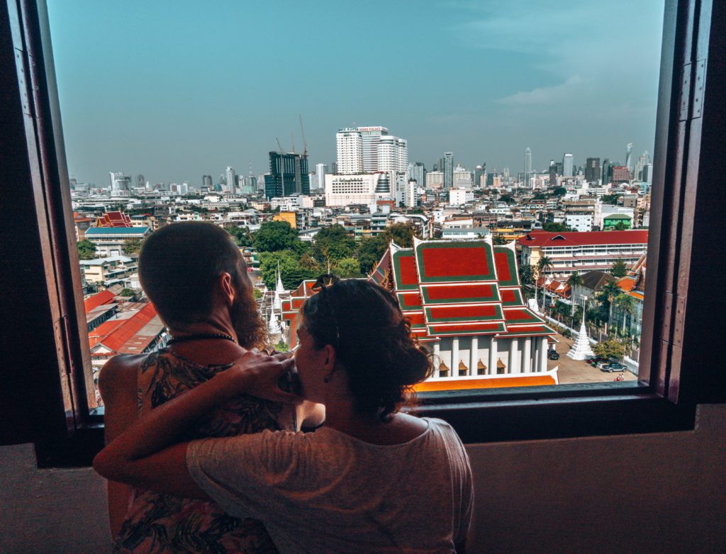 View of Bangkok from Wat Saket. The best temples to visit on your first trip to Bangkok