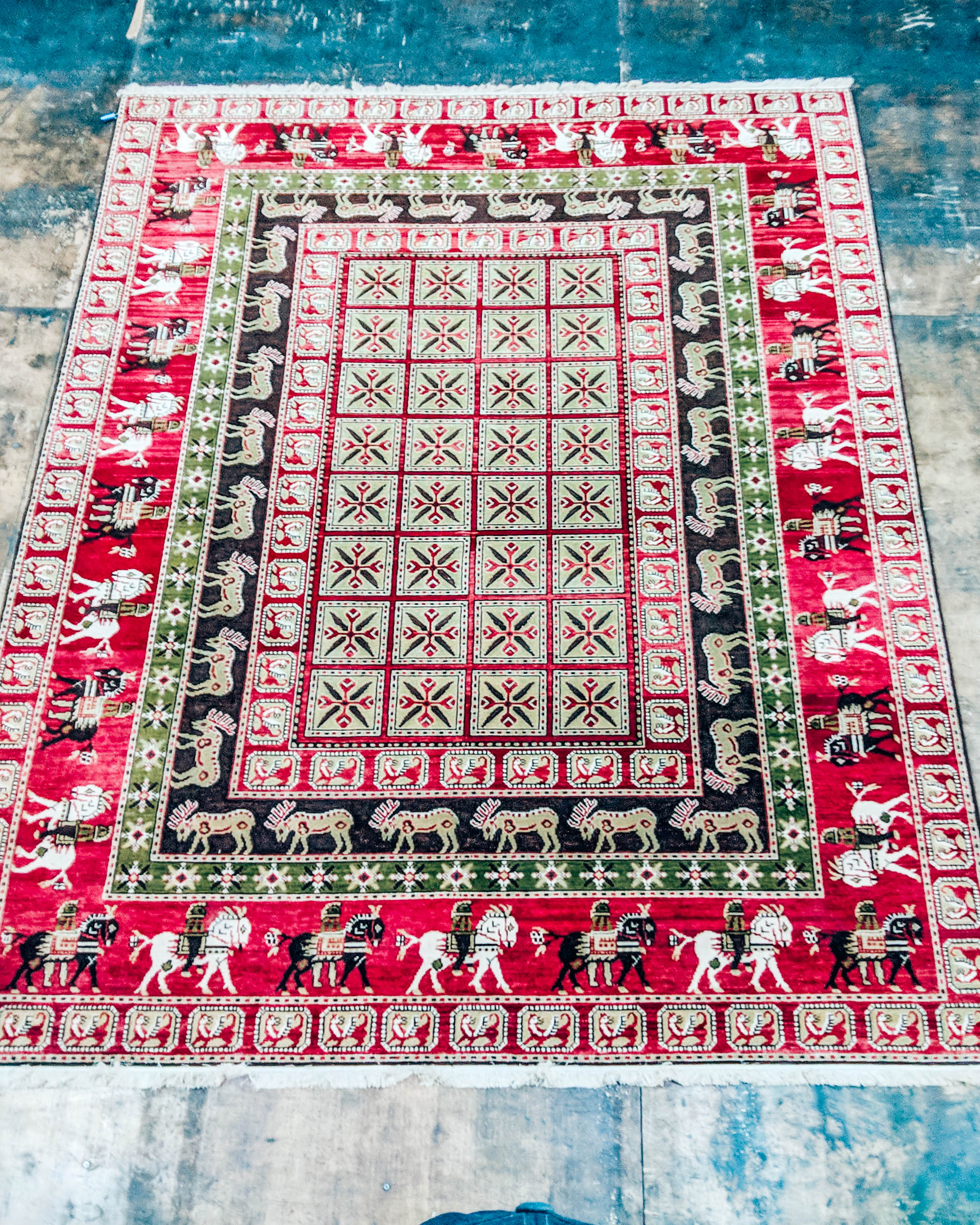 Armenian rug Megerian carpet company museum replica oldest rug in the world