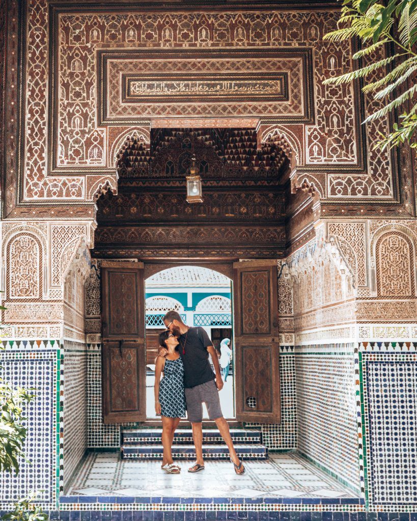 The Bahia Palace in Marrakech, one of the best places in Morocco