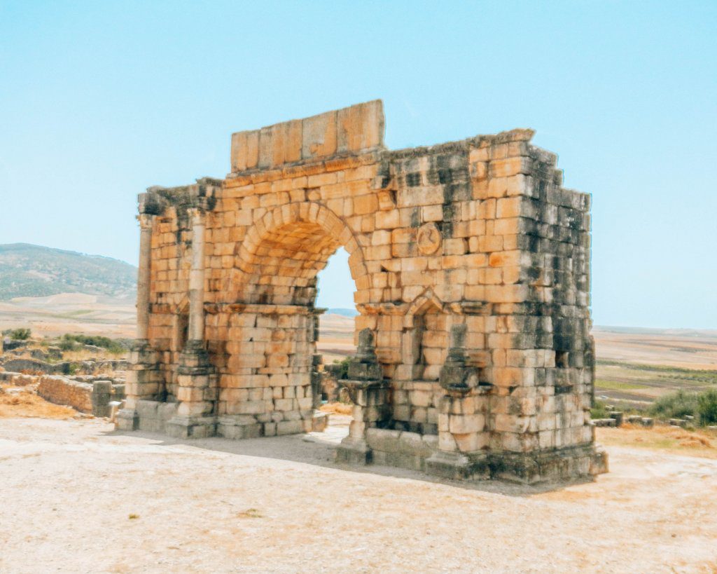 Discovering Volubilis during our 2 weeks in Morocco off the beaten path Morocco