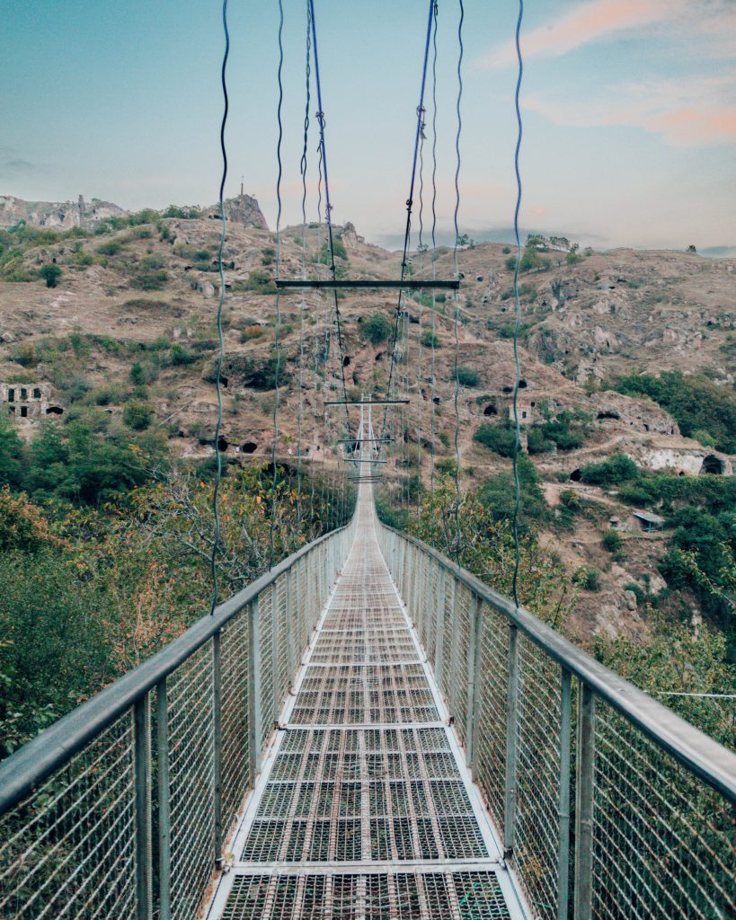 Khndzoresk-suspension-bridge-Armenia. things to do in Armenia that are not churches. wediditourway.com