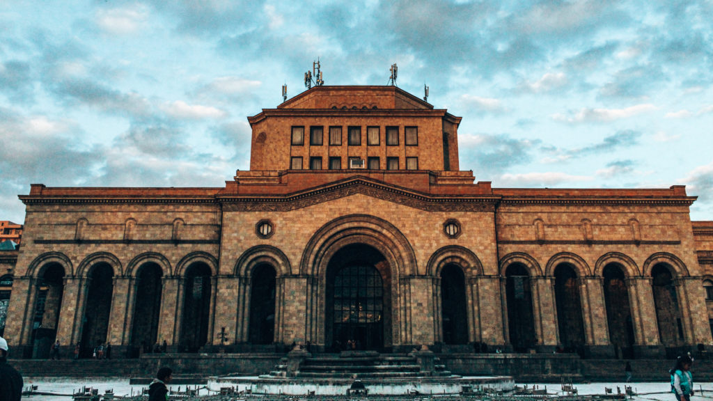 The National Museum in Republic Square in Armenia