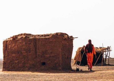 Nomad woman in the Sahara Desert, Morocco