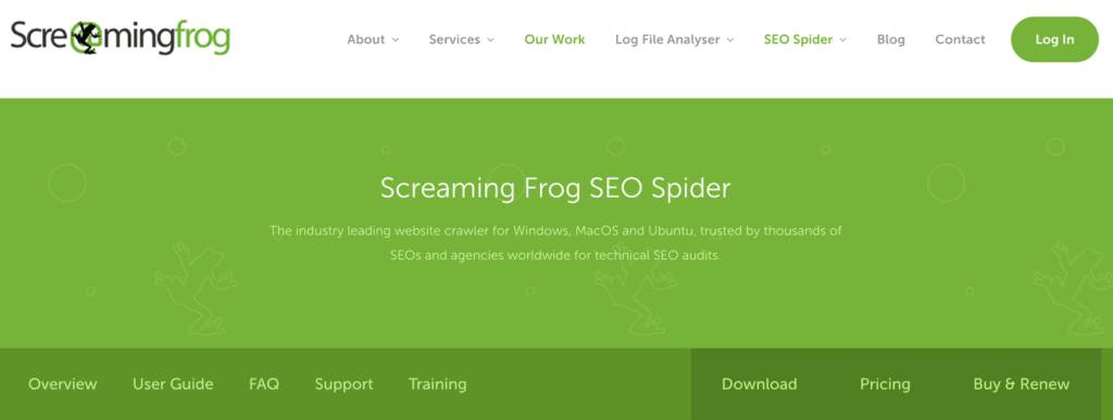 Screaming Frog, the perfect free SEO  tool to fix bugs and technical seo issues
