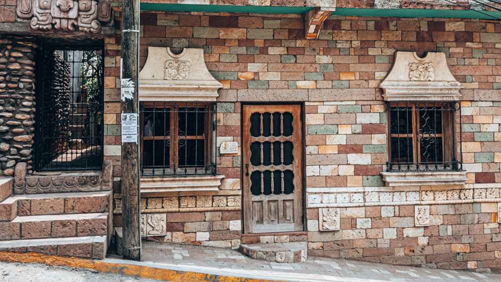A typical home in the centre of Copan Honduras