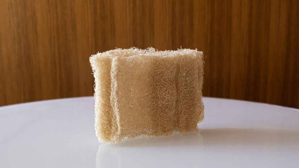 Natural loofah to go plastic-free