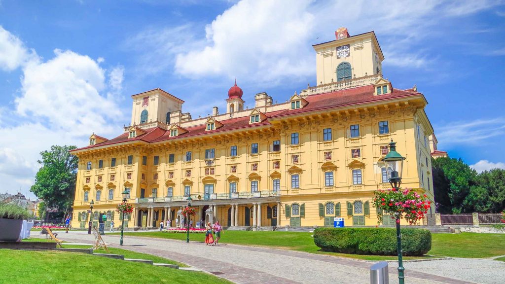The beautiful Esterházy Palace in the heart of Eisenstadt, a small town in Austria. Picture by Places of Juma