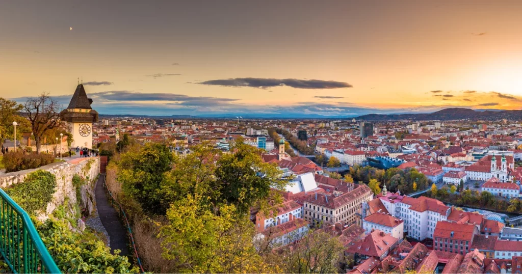 Graz - Best cities to visit in Austria. Best places to go in Austria. Cities in Austria. 