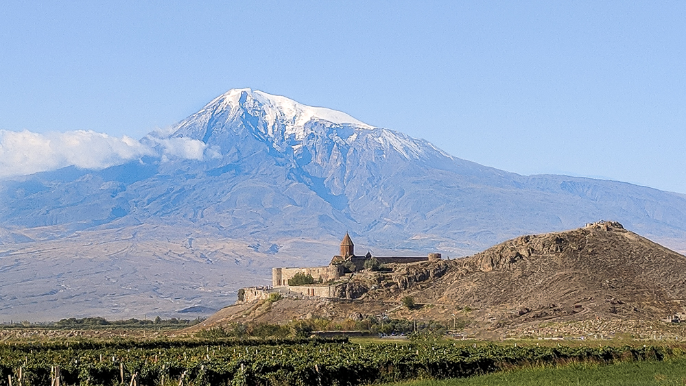 Khor Virap Mount Ararat. Churches in Armenia