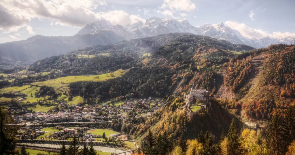 Werfen - Beautiful places in Austria. Most beautiful places in Austria. Austria landscape. Places in Austria to visit