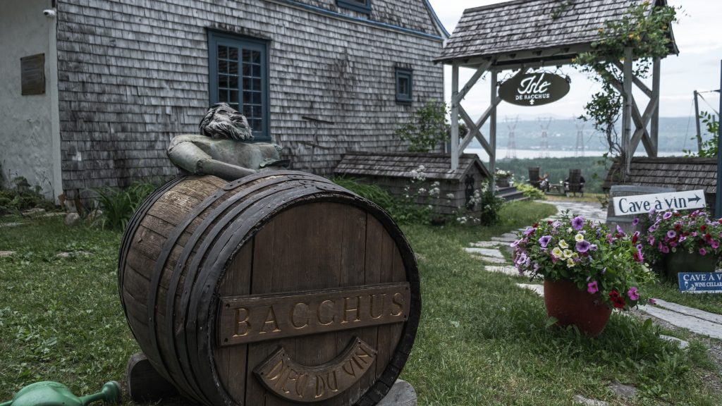 Bacchus winery on Ile D'Orleans