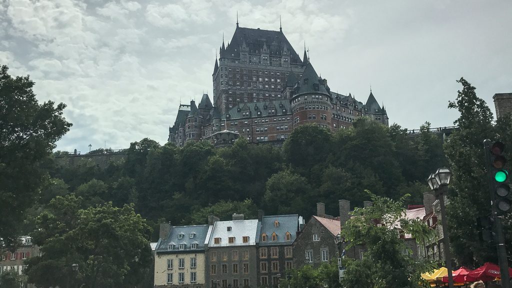 Chateau Frontenac in Quebec City, on your getaway from Montreal
