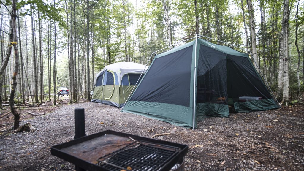Camping at the fjord du saguenay national park, one of the best things to do in the Saguenay Lac-st-jean area