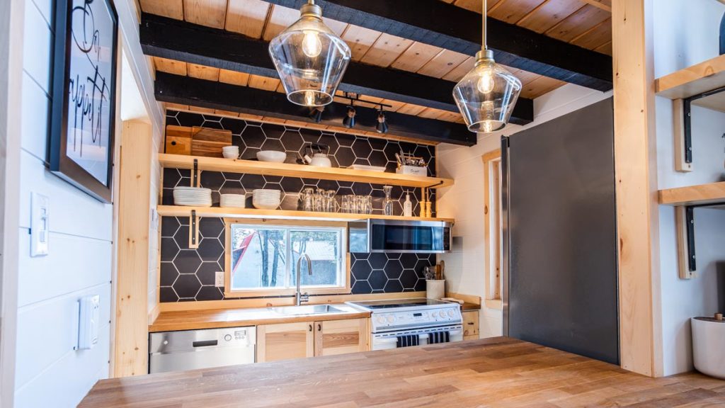 The beautiful kitchen in Chalet Denmark