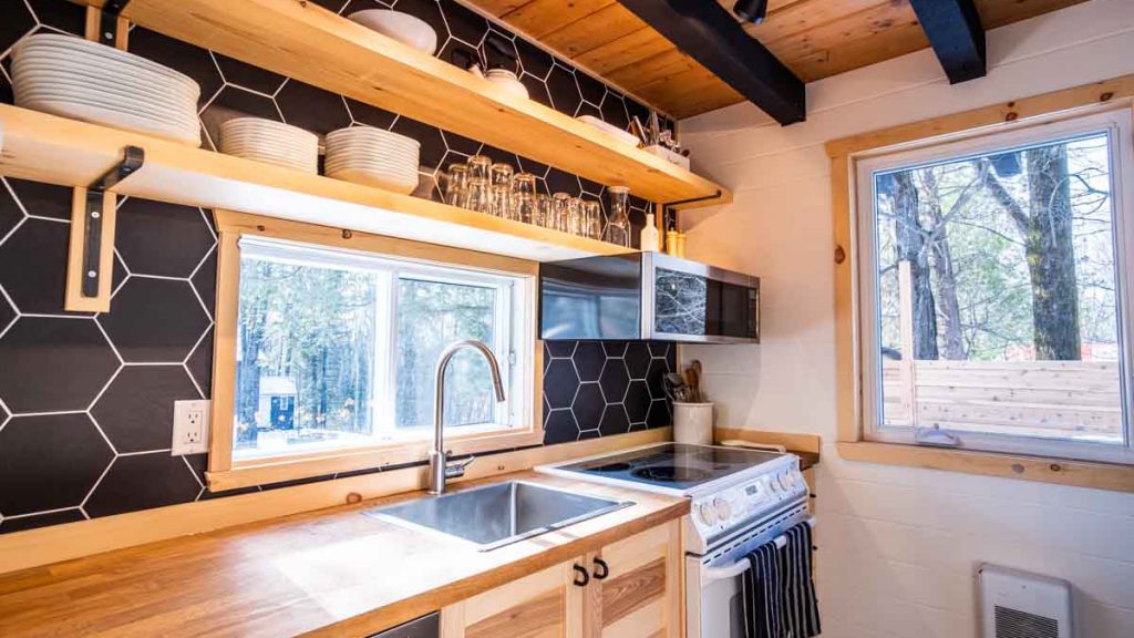 The beautiful kitchen in Chalet Denmark