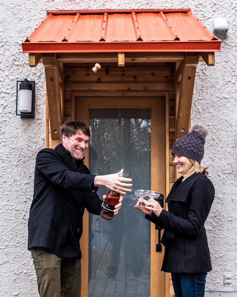 Philippe and Kerri, the owners of Chalets Hygge, your chalet matchmakers in Orford