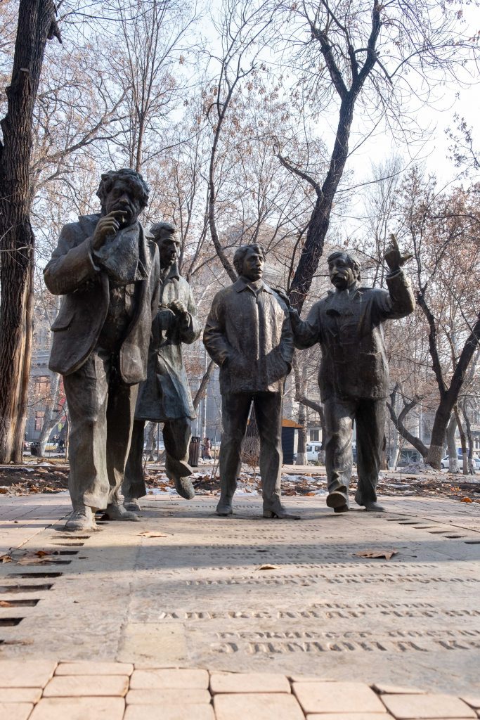 Statues in Yerevan, one of the fun things to do in Yerevan