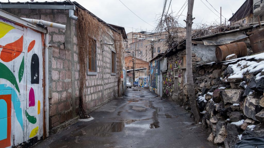 The narrow streets of Yerevan's oldest quarter, Kond