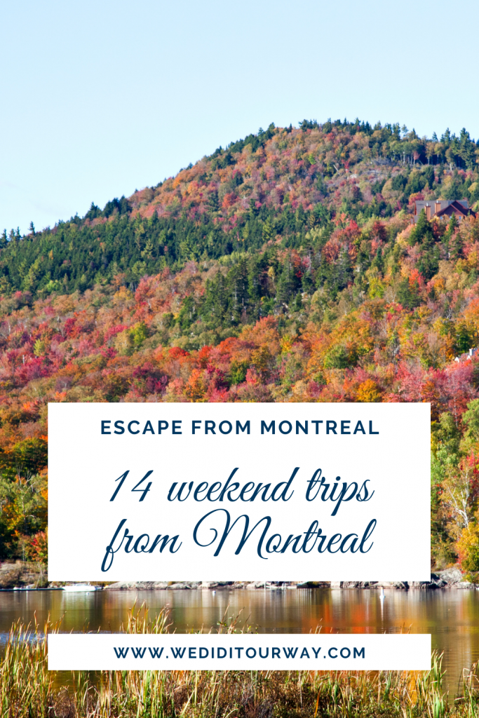 side trips from montreal