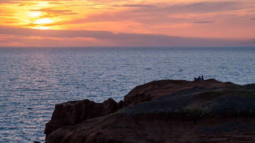 Sunset in the Magdalen Islands