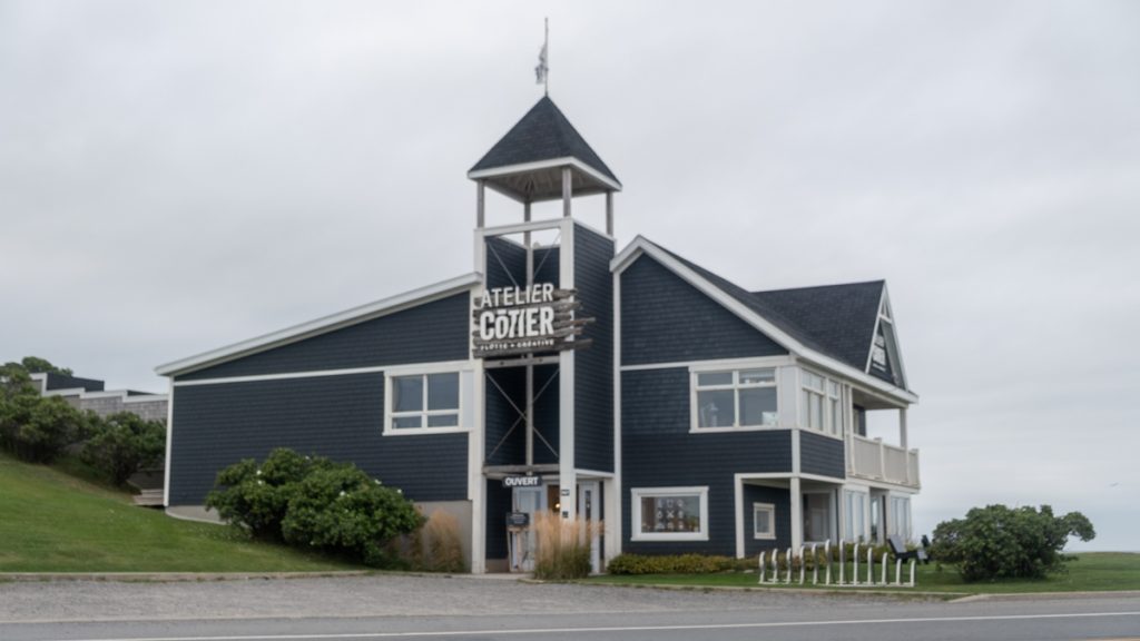 Atelier Côtier shop and exploration lab in the Magdalen Islands