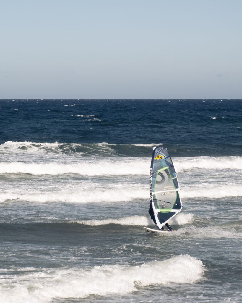 Windsurfing in the Magdalen Islands