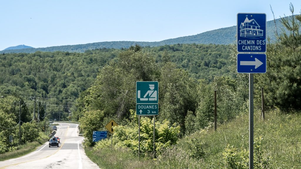 Chemin des Cantons in the Eastern Townships