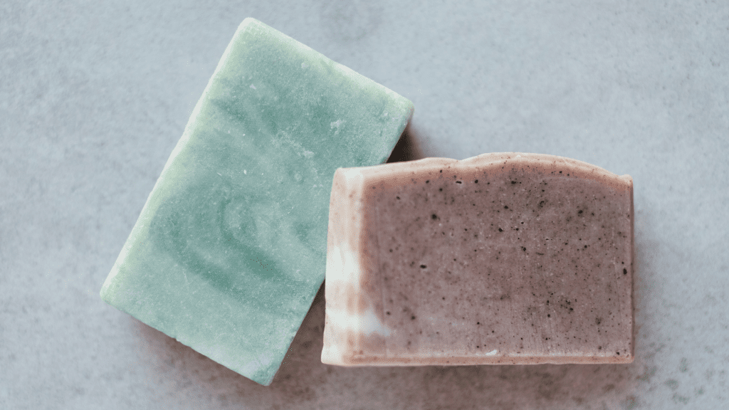 using bars of soap to go zero-waste in the bathroom