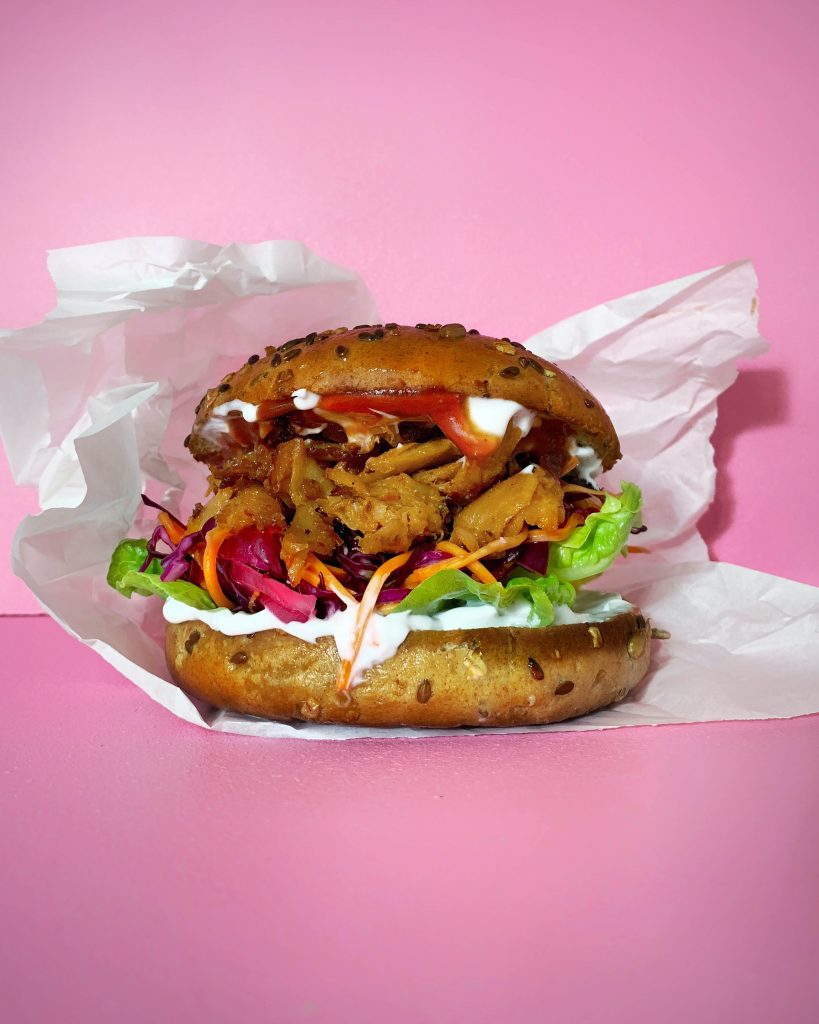 Plant-based burger to go vegan