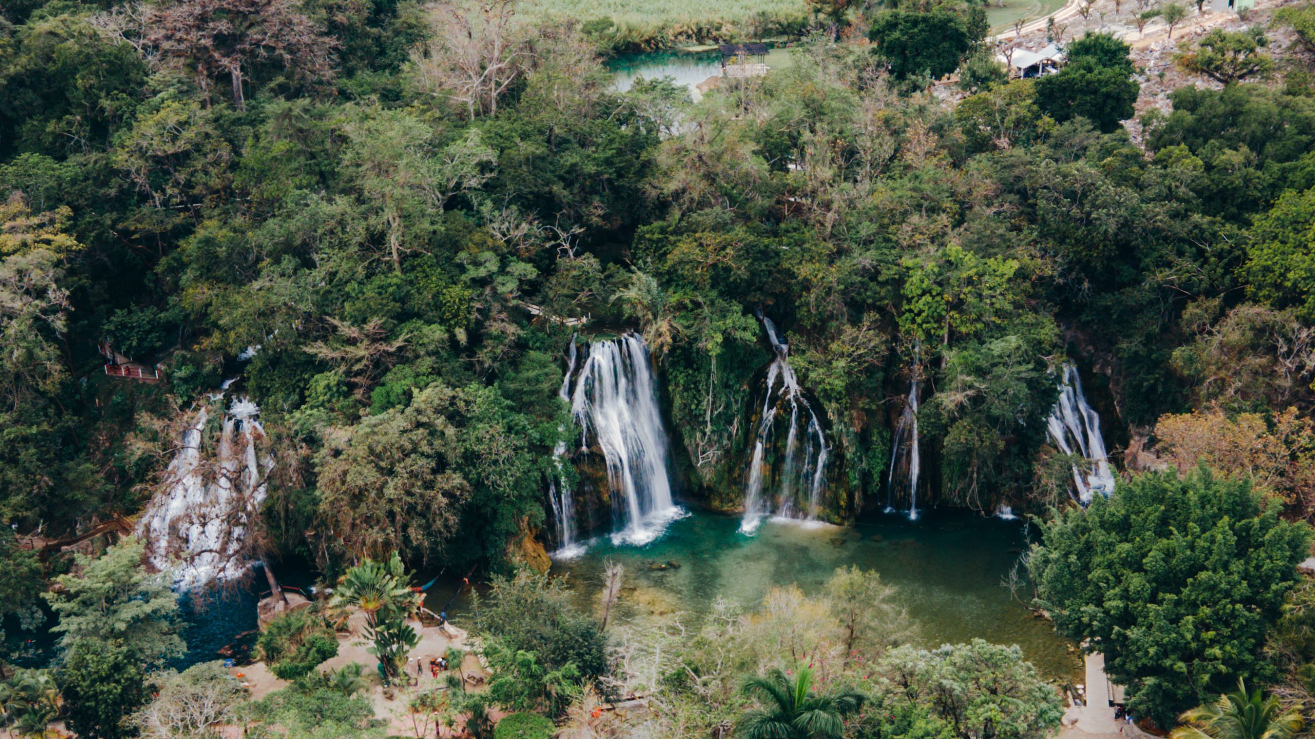 Tamasopo waterfall near Ciudad Valles