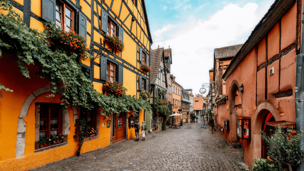 Riquwihr, a unique town in France's famous Alsace region