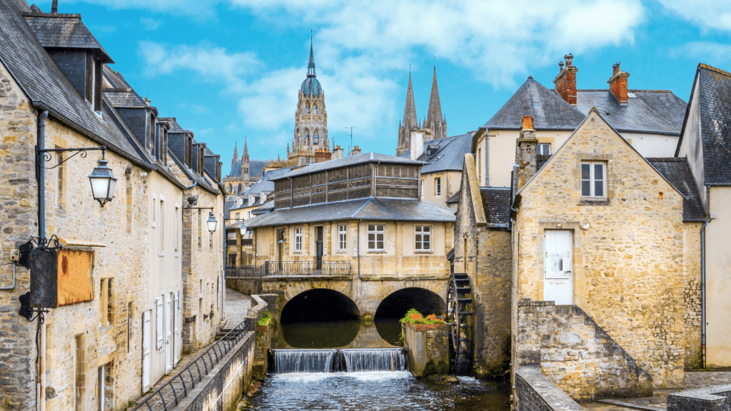 Bayeux, a small French town, one of the non touristy places in France
