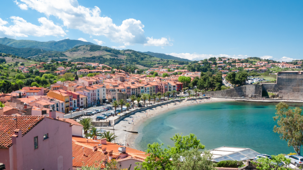 Collioure, a unique town in France. Off the beaten path in France. Small town on the Mediterranean