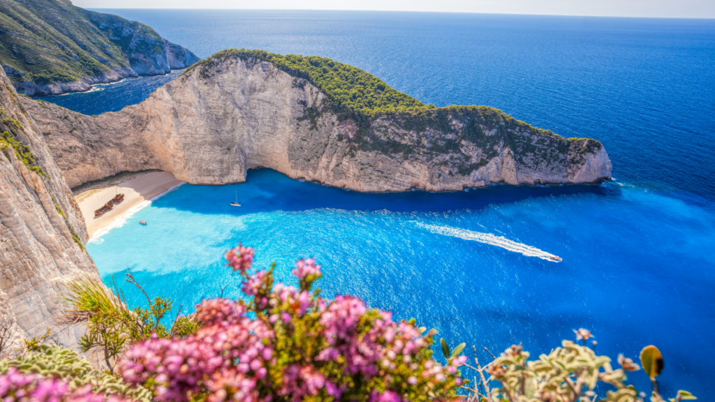 Zakynthos, romantic islands in Greece. Honeymoon destinations in Greece