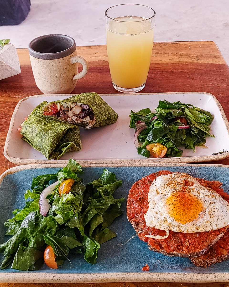 Lunch at CheChe, a vegan-friendly restaurant in Cancun
