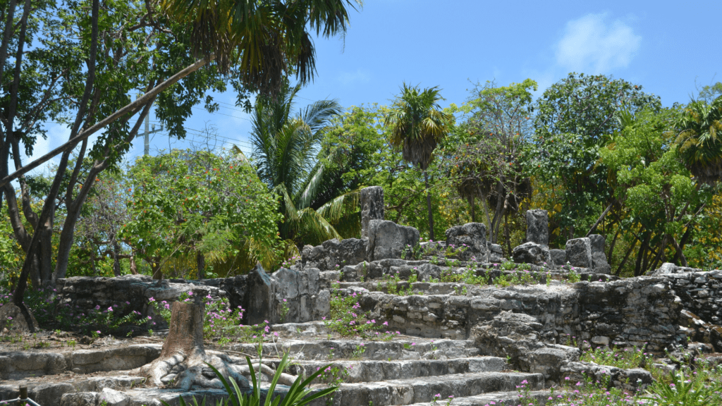 El Meco ruins in Cancun, a fun thing to do in Cancun for couples