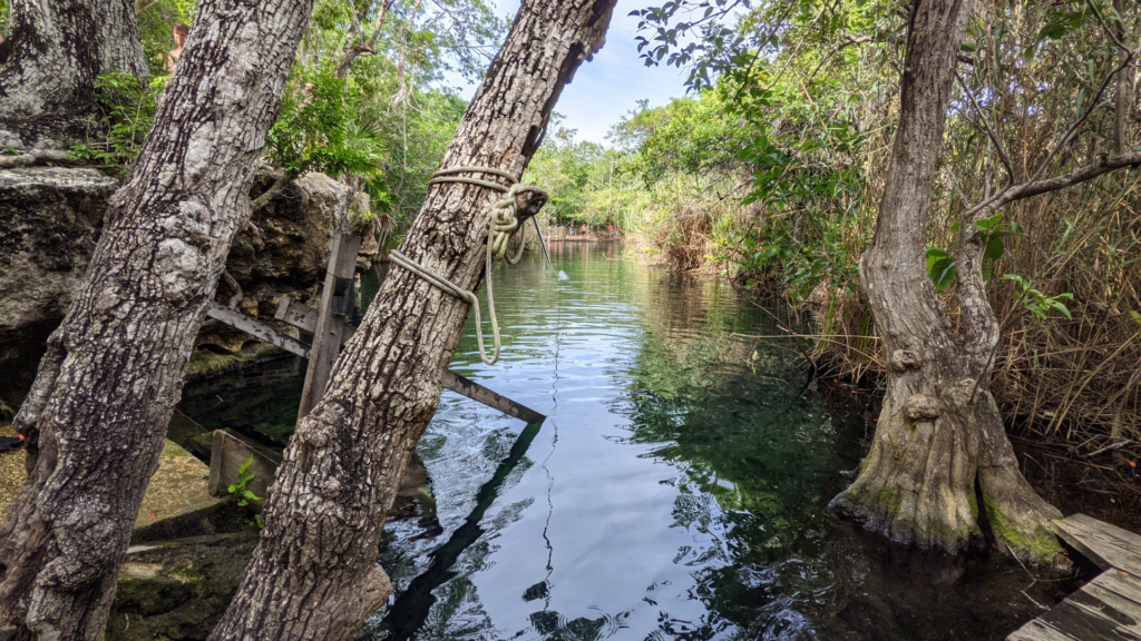 Cenote Escondido, a lovely cenote near Tulum