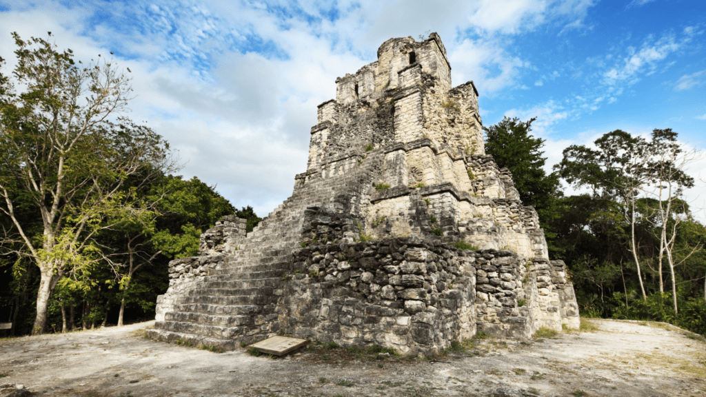 Muyil Ruins near Tulum. A cheap thing to do in Tulum