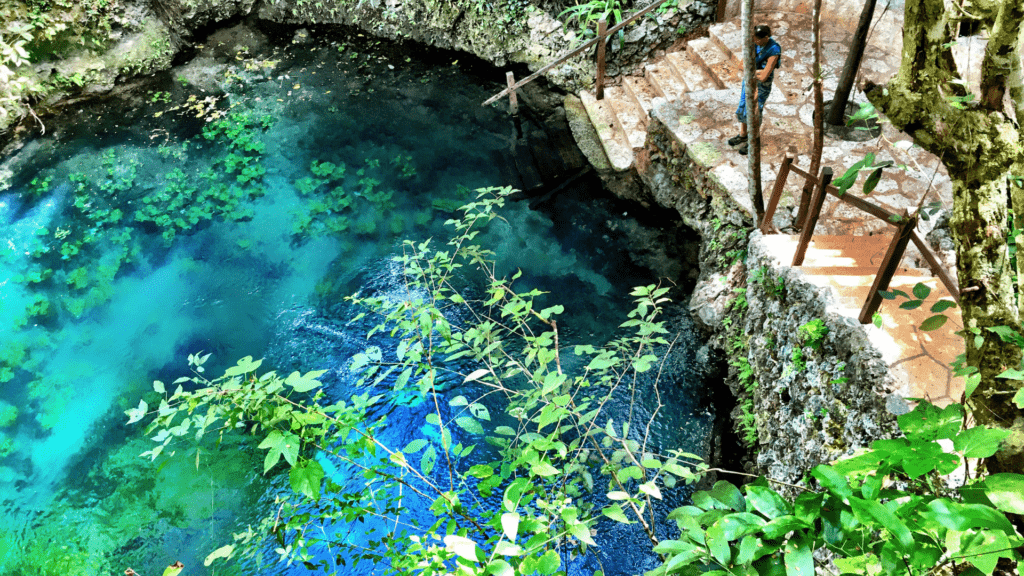 Cenote Zapote in Quintana Roo. Cenotes in Mexico