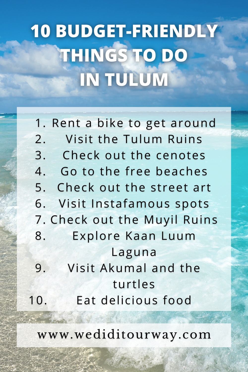 What to do in Tulum on a budget