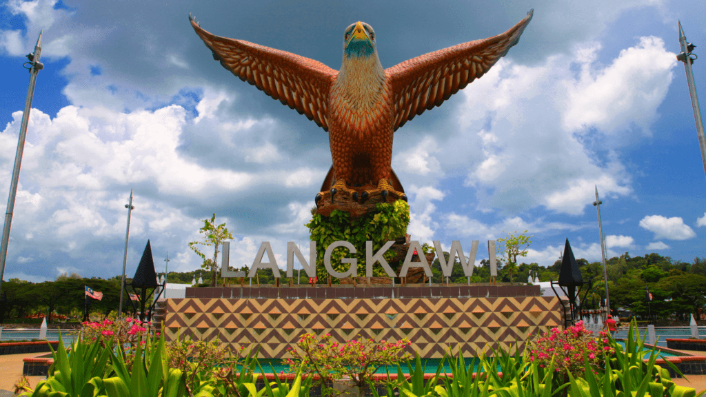 Iconic eagle in Langkawi