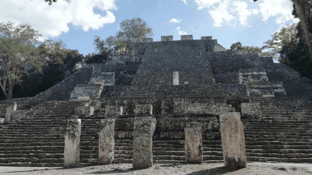 Calakumul, a non-touristy archaeological site in Mexico