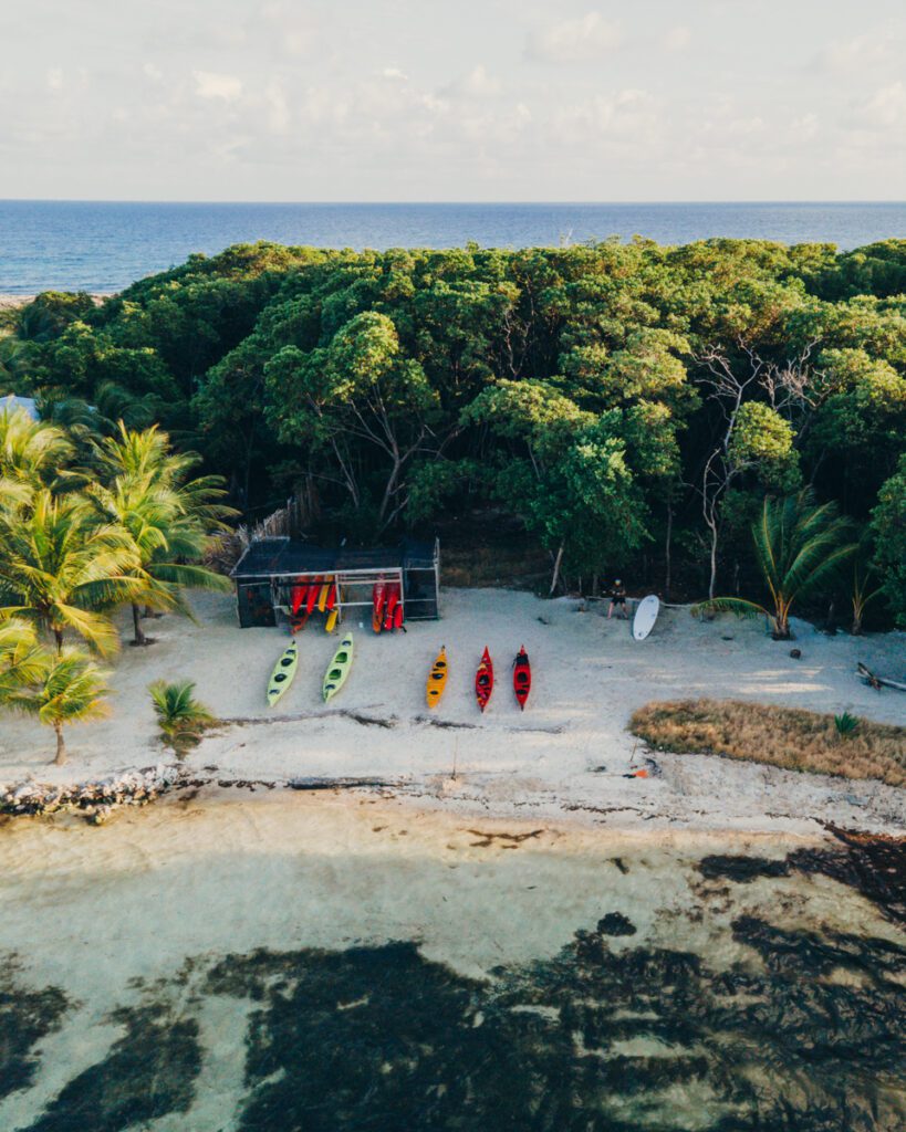 Kayaking in Belize with Island Expeditions