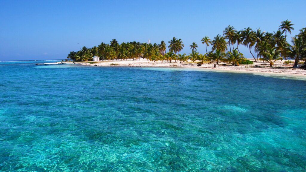 The beaches of Belize