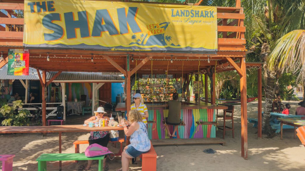 The Shak at the beach in Placencia