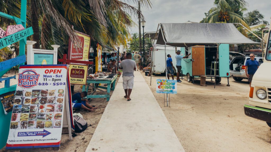 Walk the narrowest street in the world. What to do in Placencia