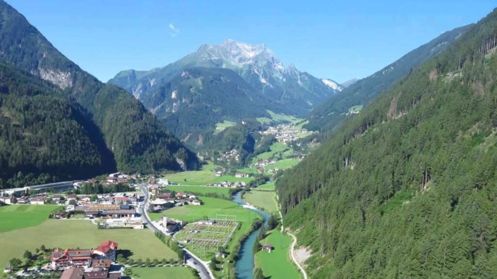 Mayrhofen, a village in Austria