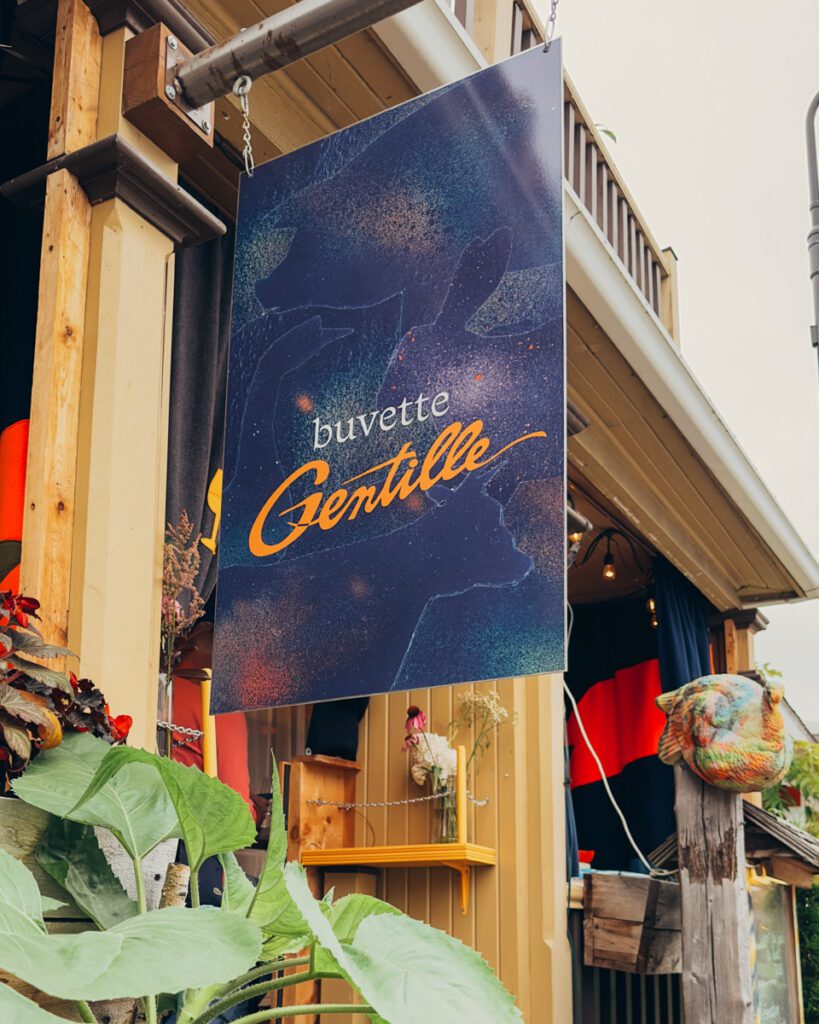 best places to eat in Charlevoix. Buvette Gentille