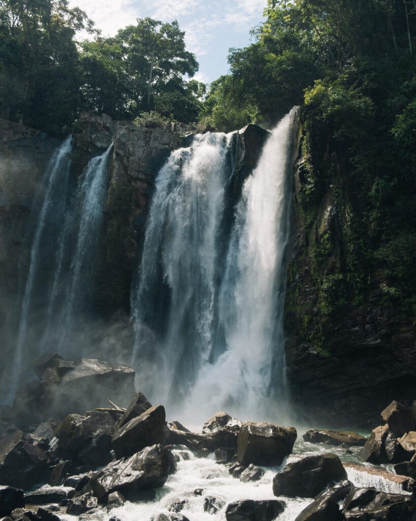 Nauyaca Waterfall top waterfall