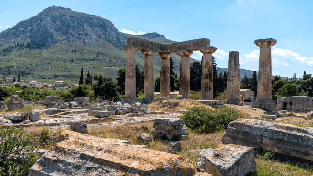 Corinth, Greece off the beaten path near Athens